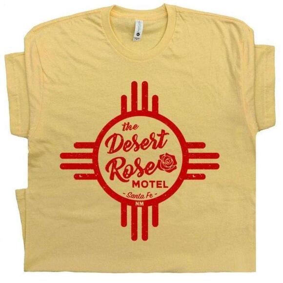 Tops - Santa Fe Desert Rose Motel Southwest Travel Style T-Shirt